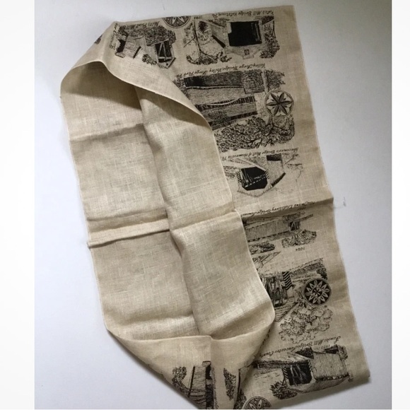 Uncut Vintage Kay Dee Pure Linen Kitchen Towel Landis Mill Distillery PA - Picture 3 of 4